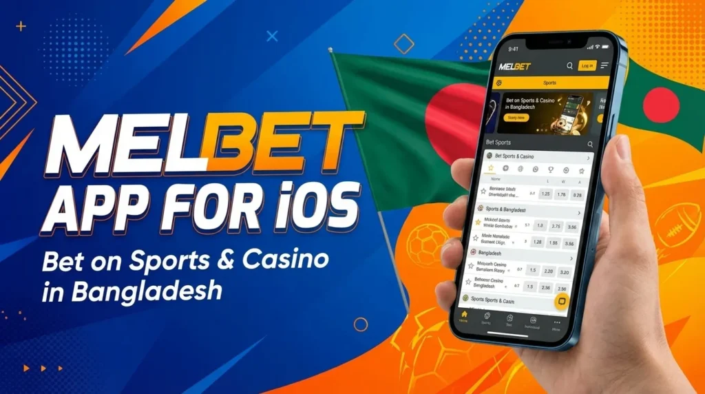 You can get the iOS version of Melbet app